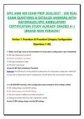 EPIC AMB 400 Exam Prep &ndash; 300 Real Exam Questions & Detailed Answers &vert; &vert; Complete Package Bundle