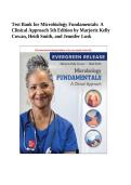 Test Bank for Microbiology Fundamentals&colon; A Clinical Approach 5th Edition by Marjorie Kelly Cowan&comma; Heidi Smith & Jennifer Lusk &vert; Questions and Answers 2027