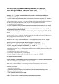 NSG5000 QUIZ 2 &vert; COMPREHENSIVE NURSING STUDY GUIDE&comma; PRACTICE QUESTIONS & ANSWERS 2026&sol;2027