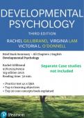 Summary book Developmental Psychology - Rachel Gillibrand &sol; 9781292469959 &sol; 3rd edition 2025 &sol; &plus; practice test and more