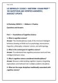 UC BERKELEY COGSCI 1 MIDTERM 1 EXAM PREP&ast;&ast;&ast; &NewLine;100 QUESTIONS AND VERIFIED ANSWERS &vert; &NewLine;2026&sol;2027 UPDATE