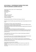 NSG 250 EXAM 2 &vert; COMPREHENSIVE NURSING STUDY GUIDE&comma; PRACTICE QUESTIONS & ANSWERS 2026&sol;2027