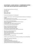 NSG 250 EXAM 1 &vert; UB NSG 250 EXAM 1 &vert; COMPREHENSIVE NURSING STUDY GUIDE&comma; PRACTICE QUESTIONS & ANSWERS 2026&sol;2027&NewLine;&NewLine;