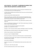 NSG 250 QUIZ &num;1 &vert; CNI COLLEGE &vert; COMPREHENSIVE NURSING STUDY GUIDE&comma; PRACTICE QUESTIONS & ANSWERS 2026&sol;2027