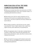 NARM EXAM 2026 ACTUAL TEST PAPER&NewLine;COMPLETE SOLUTIONS VERIFIED&NewLine;