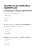 NARM EXAM 2026 FINAL REVIEW BUNDLED&NewLine;SOLUTION PACKAGE&NewLine;