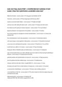 NUR 250 FINAL EXAM PREP &vert; COMPREHENSIVE NURSING STUDY GUIDE&comma; PRACTICE QUESTIONS & ANSWERS 2026&sol;2027