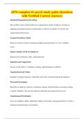 d576 complete i&sol;o psych study guide Questions&NewLine;with Verified Correct Answers