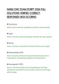 NASM CNC EXAM SCRIPT 2026 FULL&NewLine;SOLUTIONS VERIFIED CORRECT&NewLine;RESPONSES HIGH SCORING&NewLine;