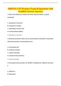 NBSTSA CST Practice Exam B Questions with&NewLine;Verified Correct Answers