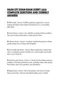 NASM CPT EXAM EXAM SCRIPT 2026&NewLine;COMPLETE QUESTIONS AND CORRECT&NewLine;ANSWERS