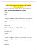 NSG-3800 Exam 1 Questions with Verified&NewLine;Correct Answers