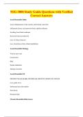 NSG-3800 Study Guide Questions with Verified&NewLine;Correct Answers