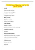 NSG-318 Exam 3 Questions with Verified&NewLine;Correct Answers