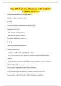 Nur 200 EXAM 2 Questions with Verified&NewLine;Correct Answers