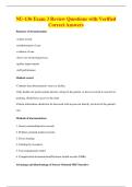 NU-136 Exam 3 Review Questions with Verified&NewLine;Correct Answers
