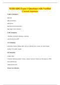 NURS 6202 Exam 1 Questions with Verified&NewLine;Correct Answers