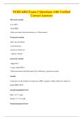 NURS 6202 Exam 2 Questions with Verified&NewLine;Correct Answers