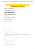 Nurs 6202 Adults 2 Exam 2 Questions with&NewLine;Verified Correct Answers