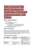 2026&sol;2027 S-Tier Test Bank&colon; Essentials of Business Communication 12th Edition by Guffey &lpar;Elite Q&A &plus; Rationale&rpar;