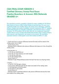 CSIA FINAL EXAM VERSION 2 -&NewLine;Certified Chimney Sweep Final Exam &vert;&NewLine;Practice Questions & Answers With Rationale&NewLine;GRADED A&plus;&NewLine;