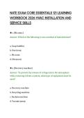 NATE EXAM CORE ESSENTIALS 121 LEARNING&NewLine;WORKBOOK 2026 HVAC INSTALLATION AND&NewLine;SERVICE SKILLS
