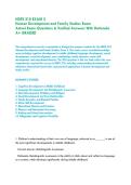 HDFS 210 EXAM 2 -&NewLine;Human Development and Family Studies Exam &vert;&NewLine;Actual Exam Questions & Verified Answers With Rationale&NewLine;A&plus; GRADED &NewLine;