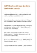 KLETC Benchmark 3 Exam Questions With Correct Answers