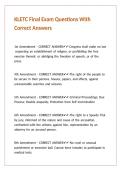 KLETC Final Exam Questions With Correct Answers