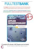 Test bank Applied Pathophysiology for the Advanced Practice Nurse 2nd Edition by Lucie Dlugasch&semi; Lachel Story Chapter 1-14&NewLine;