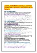 JD Next&comma; JD-NEXT Exam Study Guide Exam Questions and Answers Latest Versions Top Rated A&plus;