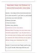 Study Guide &plus; Exam&rpar; &ndash; NU 170 &lpar;Exams 1&ndash;4&rpar;&NewLine;Maternal-Child Nursing Bundle &vert; Galen Colleg