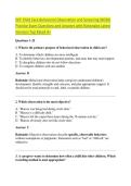 DCF Child Care Behavioral Observation and Screening &lpar;BOSR&rpar; Practice Exam Questions and Answers with Rationales Latest Versions Top Rated A&plus;&period;&NewLine;