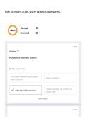 HIM 410 QUESTIONS WITH VERIFIED ANSWERS