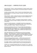 HIM 410 QUIZ 1 &ndash; VERIFIED STUDY GUDE