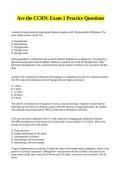 Ace the CCRN Exam 1 Practice Questions