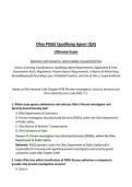 Ohio PISGS Qualifying Agent &lpar;QA&rpar; Ultimate Exam Questions with Answers&vert; Latest Update&vert; Guaranteed Pass