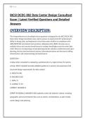 BICSI DCDC-002 Data Center Design Consultant &NewLine;Exam &vert; Latest Verified Questions and Detailed &NewLine;Answers  
