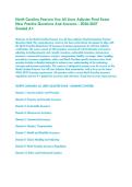 North Carolina Pearson Vue All Lines Adjuster Final Exam -&NewLine;New Practice Questions And Answers - 2026-2027 &NewLine;Graded A&plus;&NewLine;