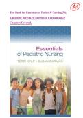 Test Bank for Essentials of Pediatric Nursing 5th Edition by Terri Kyle and Susan Carman&comma; Isbn no&semi; 9781975236144&comma; all 29 Chapters Covered &vert;Ace your exam on your first attempt&excl;&excl;