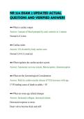 NR 324 EXAM 2 UPDATED ACTUAL&NewLine;QUESTIONS AND VERIFIED ANSWERS