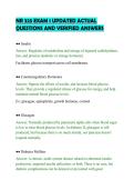 NR 325 EXAM 1 UPDATED ACTUAL&NewLine;QUESTIONS AND VERIFIED ANSWERS
