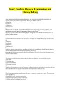 Bates' Guide to Physical Examination and History Taking