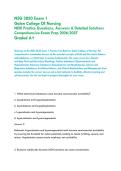 NSG 3850 Exam 1 -&NewLine;Galen College Of Nursing &colon;&NewLine;NEW Practice Questions&comma; Answers & Detailed Solutions&NewLine;Comprehensive Exam Prep 2026&sol;2027&NewLine;Graded A&plus;&NewLine;