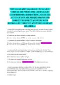 VATI Green Light Comprehensive forms A&comma;B&comma;C &sol; VIRTUAL ATI PREDICTOR GREEN LIGHT &NewLine;COMPREHESIVE PREDICTOR LATEST 2026 &NewLine;ACTUAL EXAM ALL 500 QUESTIONS AND &NewLine;CORRECT DETAILED ANSWERS WITH &NewLine;RATIONALES &lpar;VERIFIED ANSWERS&rpar; &vert;ALREADY GRADED A&plus; &NewLine;