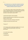 WGU D486 DFN1 Task 1 EXAM WITH COMPLETE 250 REAL &NewLine;EXAM QUESTIONS AND CORRECT DETAILED ANSWERS &NewLine;&lpar;VERIFIED ANSWERS&rpar; ALREADY GRADED A&plus; 