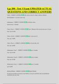 Lgs 200 - Test 3 Exam UPDATED ACTUAL &NewLine;QUESTIONS AND CORRECT ANSWERS