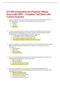 ATI RN Comprehensive Predictor Retake Exam with NGN &ndash; Complete Test Bank with Correct Answers