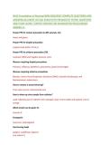 NACE Foundations of Nursing EXAM 2026&sol;2027 COMPLETE QUESTIONS AND ANSWERS ACCURATE ACTUAL EXAM WITH FREQUENTLY TESTED QUESTIONS AND STUDY GUIDE &sol; EXPERT VERIFIED FOR GUARANTEED PASS&sol;ALREADY GRADED A&plus;