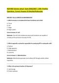 NLN NEX Science actual  Exam 2026&sol;2027 &vert; 250&plus; Practice &NewLine;Questions&comma; Correct Answers & Detailed Rationales 